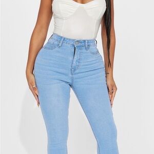 Mesa Booty Lifting High Rise Stretch Skinny Jeans - Light Wash
